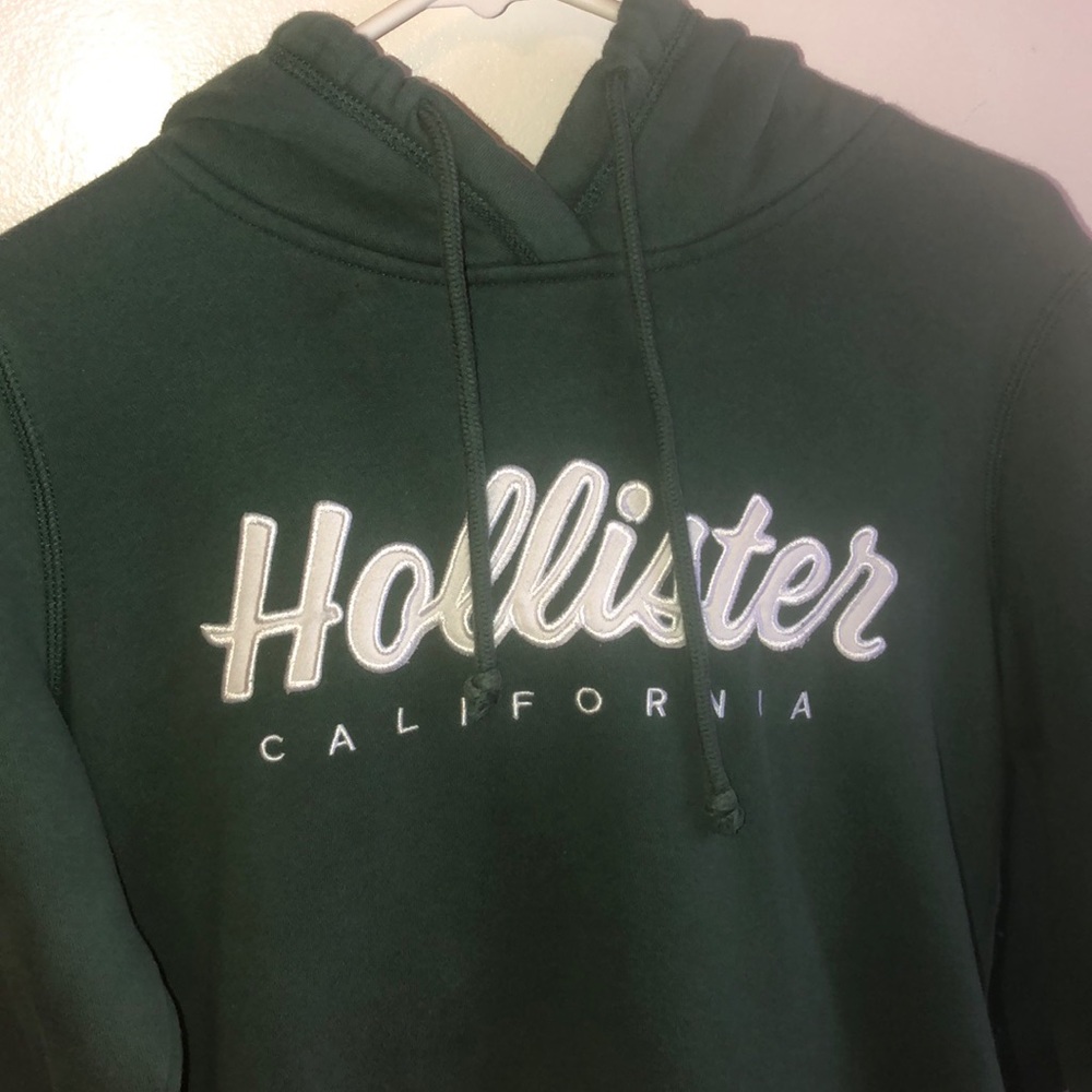 Hunter Green Womens S Hollister Hoodie